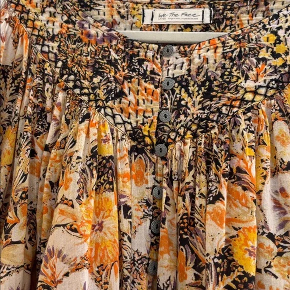 FREE PEOPLE BLOUSE FALL🍁✨🌲 - Picture 4 of 7